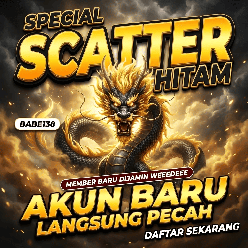 BABE138 : Daftar Akun Baru Langsung Pecah Scatter Hitam Special